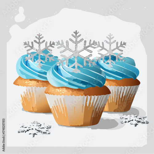 Winter Wonderland Cupcakes