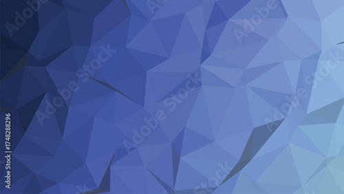 Geometric low poly abstract background with vibrant color gradients and sharp edges