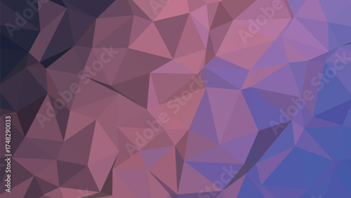 Abstract low poly geometric shapes with vibrant color gradients and clean lines suitable for modern design projects