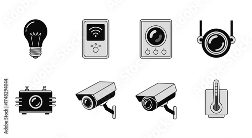 Smart home automation devices for security and safety solutions