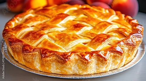 Golden Peach Pie: A Delightful Treat
