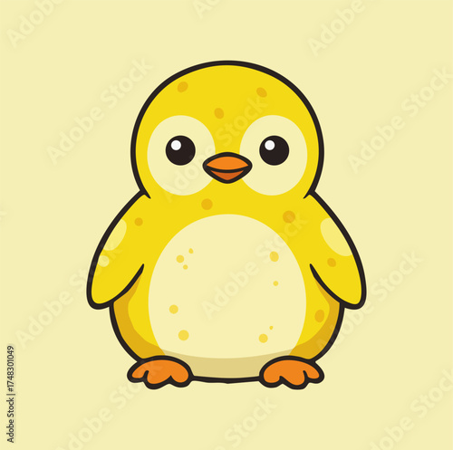 Lemon Penguin Fresh Yellow Fruit Animal Vector