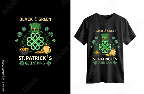 St. Patrick’s Day T-shirt Design Illustration