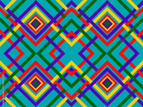Geometric Ethnic pattern,
Native American tribal fabric, tile, carpet, vector,
illustration design, on background, Pattern fabric pixel, design for background, clothing, decorative, drapery, cloth