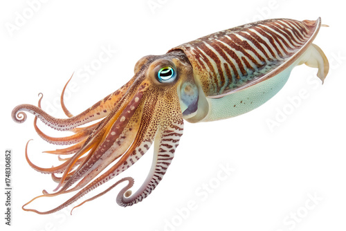 cuttlefish on transparent background