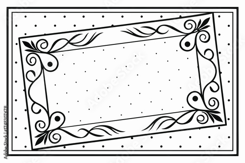 Vintage Blank Ribbon Banners Vector Silhouette – Retro Decorative Label and Scroll Design Elements