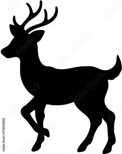silhouette of a deer vector