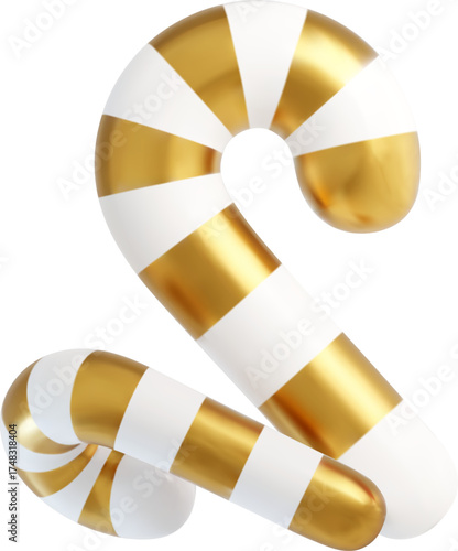 Golden Candy Cane