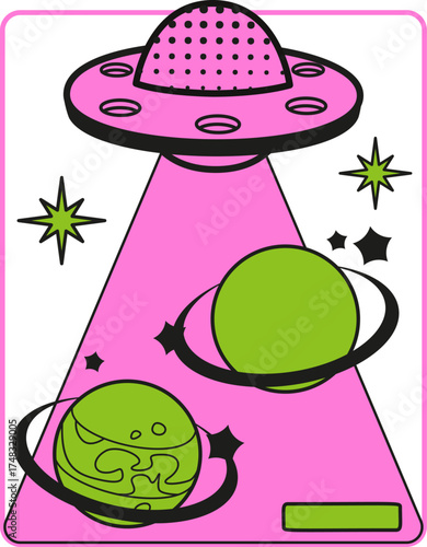 Spaceship Rave Decor