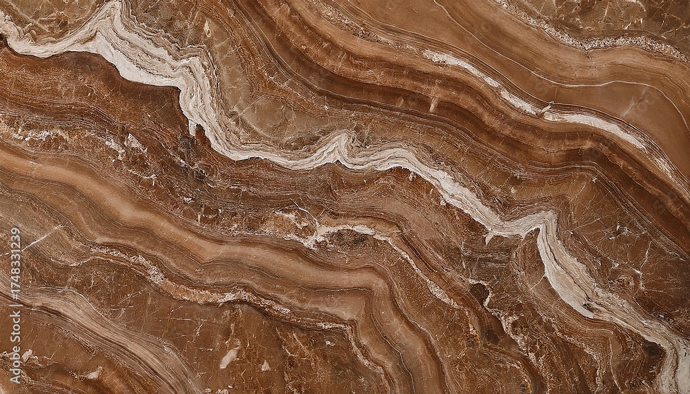 Obraz premium Brown Travertine Natural Premium Italian Marble Travertino Terrazzo Marbel Background Generative Ai