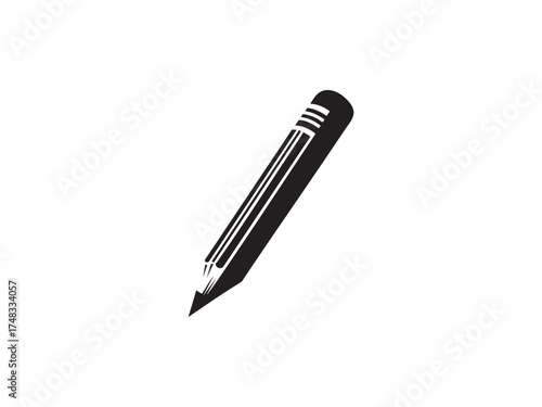 Minimal Pencil Drawing Icon – Creative Study and Design Tool