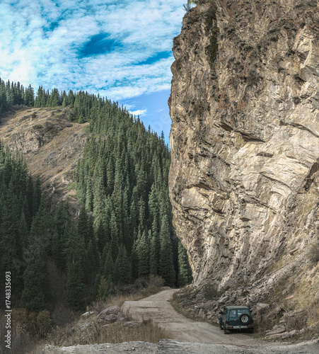 mountain road in the mountains