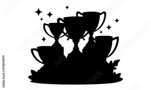 trophy vector design bundle