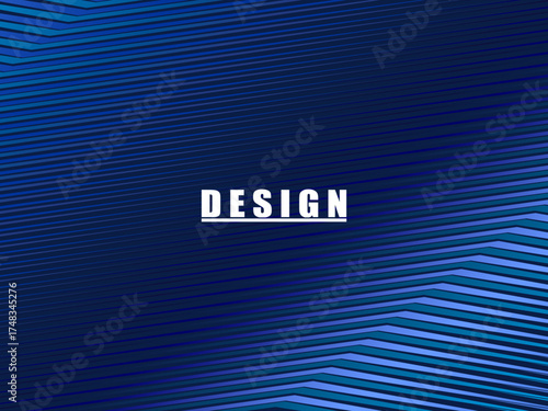 Premium background design with diagonal dark blue stripes pattern. Vector horizontal template for digital lux business banner, contemporary formal invitation, luxury voucher, prestigious gift certific