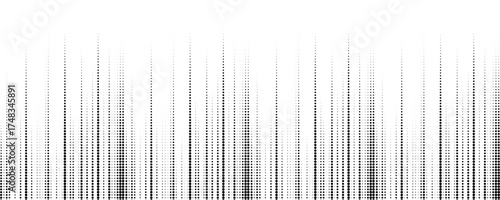 optical illusion. disappearing op-art "hide and seek" text. optical illusion black dots background. Eps10