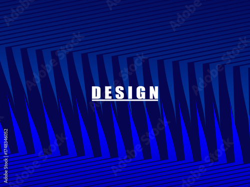 Premium background design with diagonal dark blue stripes pattern. Vector horizontal template for digital lux business banner, contemporary formal invitation, luxury voucher, prestigious gift certific