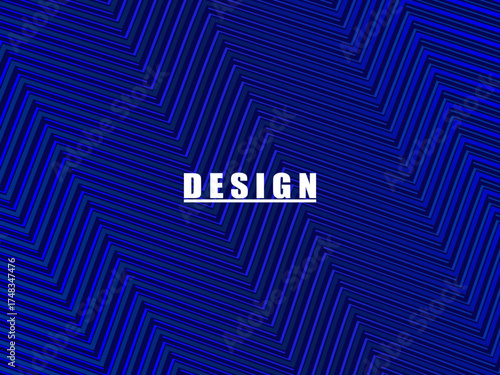 Premium background design with diagonal dark blue stripes pattern. Vector horizontal template for digital lux business banner, contemporary formal invitation, luxury voucher, prestigious gift certific