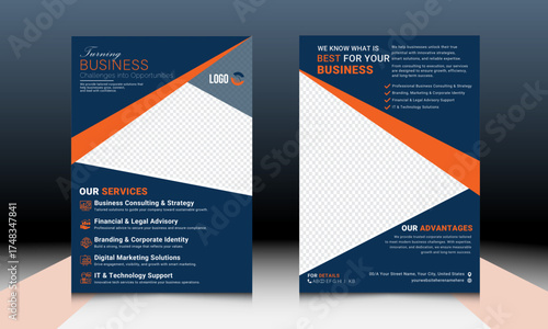 Smart Digital Marketing Business Flyer Design & Template 