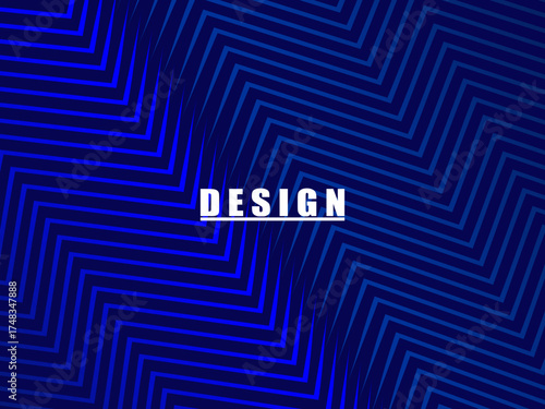 Premium background design with diagonal dark blue stripes pattern. Vector horizontal template for digital lux business banner, contemporary formal invitation, luxury voucher, prestigious gift certific