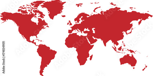 Vector World Map for Designers
