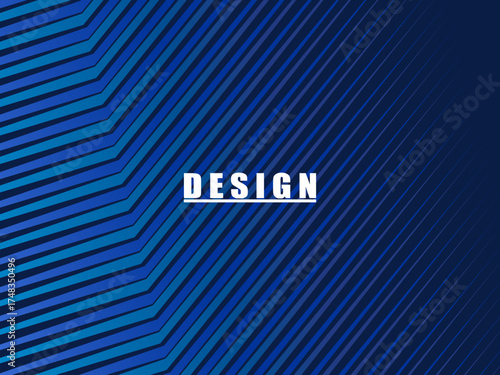 Premium background design with diagonal dark blue stripes pattern. Vector horizontal template for digital lux business banner, contemporary formal invitation, luxury voucher, prestigious gift certific