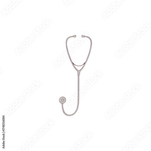 Stethoscope Icon Medical Equipment for Healthcare Professionals