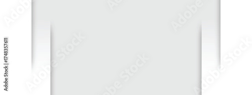 Clean white paper with subtle shadow accents for modern design projects