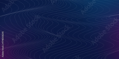 Modern  digital technology concept. High tech computer illustration light dot simple art good nice energy mesh line natural