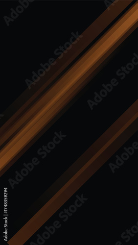 Stylish chocolate brown lines create a modern, minimalist abstract background pattern