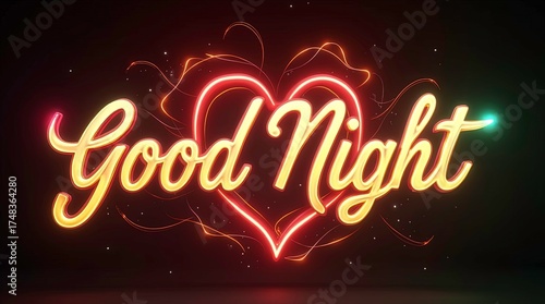 A vibrant and elegant 3d text design of the phrase 