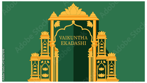 Vaikuntha Ekadashi Golden Temple Gate