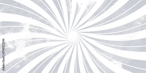 Ray sun light. Sunburst background. Radial circle line. Pattern starburst. Comic beam lines. Sun effect rays. Abstract firework. Concentration stripe. Cartoons lightning style. Vector illustration