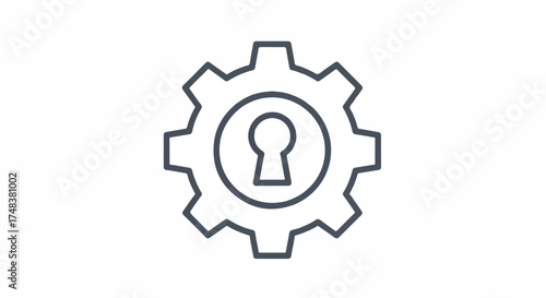 Illustration of a gold medal with a trophy on top, against a white background, conveying achievement and success with a simple and iconic design.