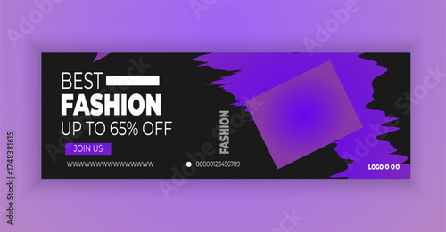 Fashion sale social media post template