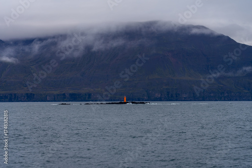 Lighthouse in the sea