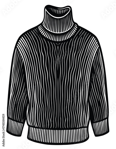 Black gray and white t shirt clothing fashion design isolated apparel textile casual wear