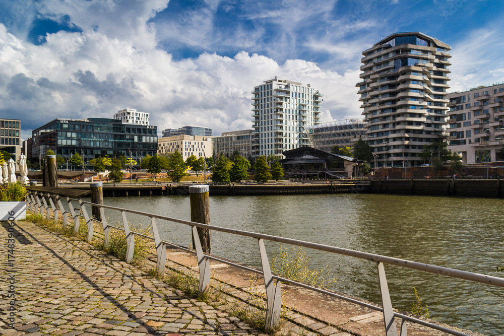 Obraz premium Hafen city, Hamburg, Germany