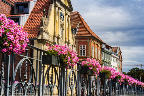 Flower pots, Lüneburg, Germany