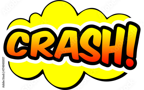 Cartoon comic sign burst clouds. Speech bubble, Crash sign expression and pop art text frames. Comics mem expressions speech, superhero book Crash label. Isolated vector symbols set