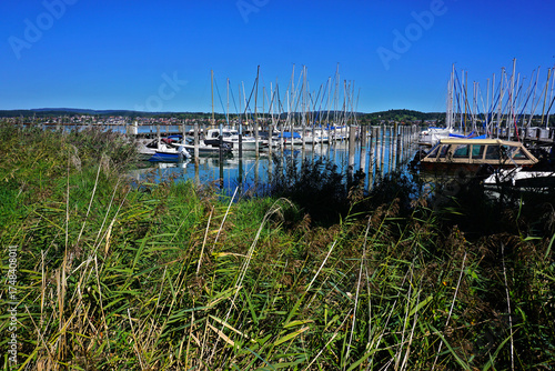 Yachthafen Insel Reichenau; Bodensee; Baden Württemberg, Deutschland