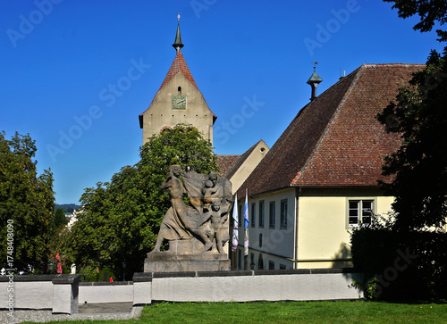 Klosterkirche Münster St. Maria und Markus in Mittelzell; Insel Reichenau; Bodensee; Baden Württemberg; Deutschland