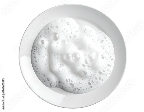 Wallpaper Mural Frothy bubbles in a white bowl Torontodigital.ca