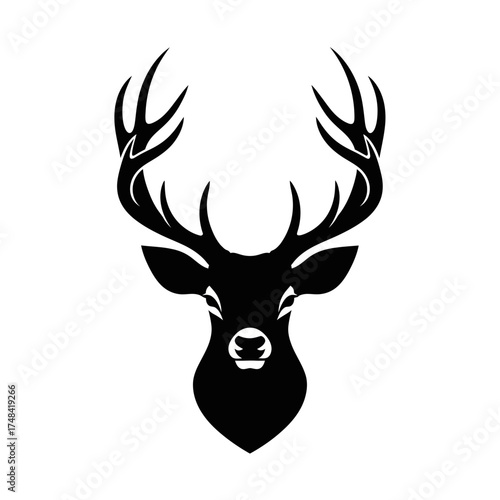 deer head vector