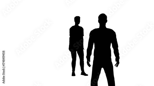 Two men having a disagreement