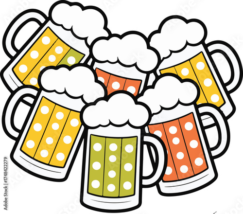 Cartoon Beer Mug Collection