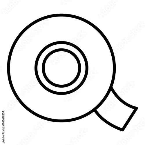 Electrical Tape Icon Vector Illustration