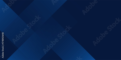 Black abstract dark navy blue silver abstract pattern background. Geometric shape. Line triangle angle fold polygon art