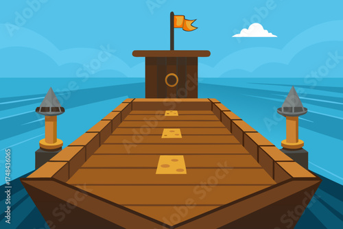 lighthouse in the sea