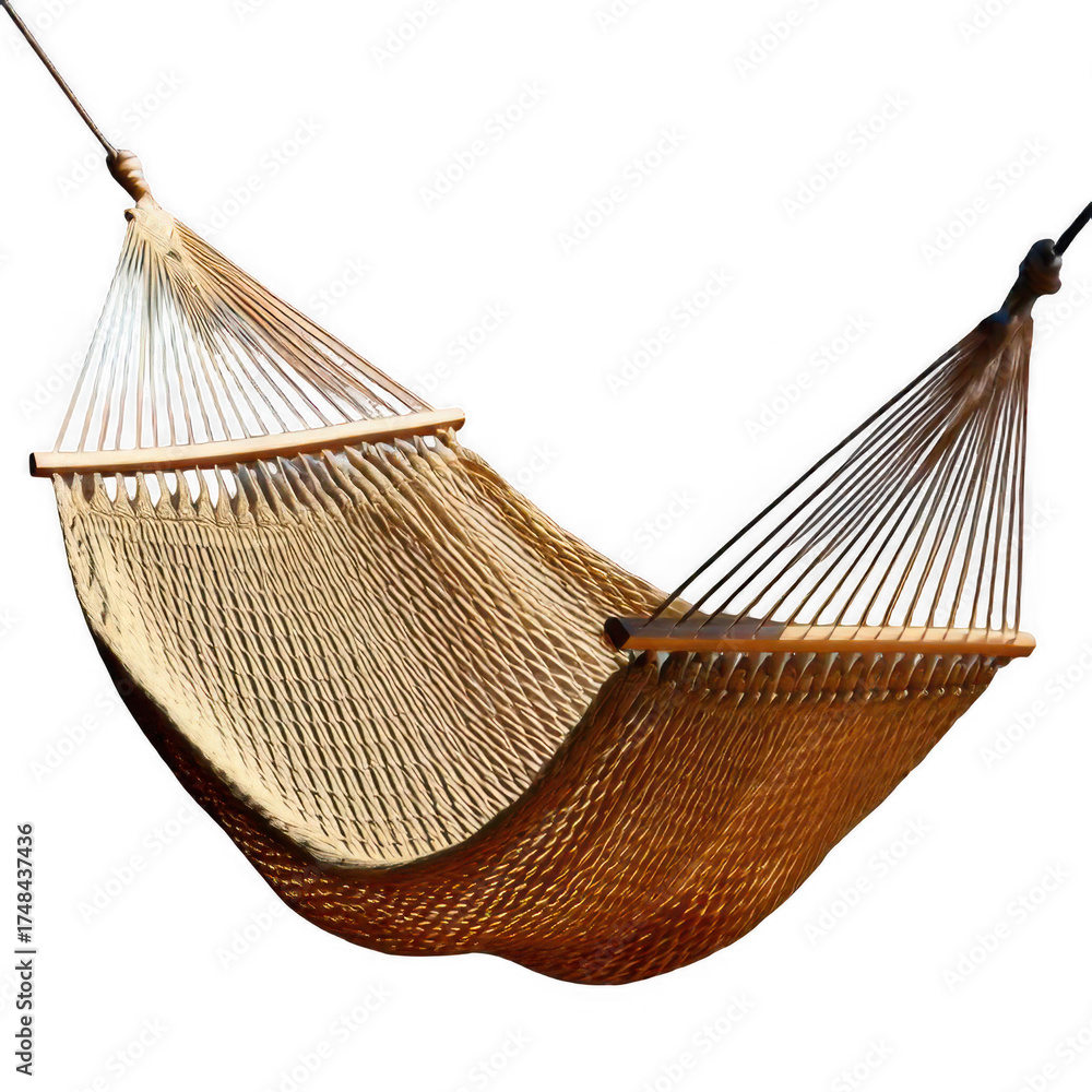 Obraz premium A hammock. isolated on a transparent background