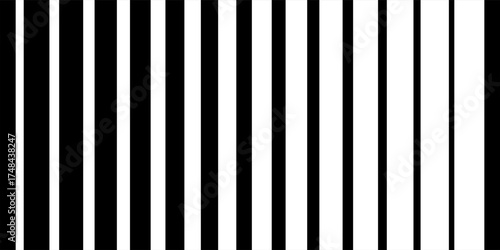 abstract geometric vertical white thin to thick line pattern.